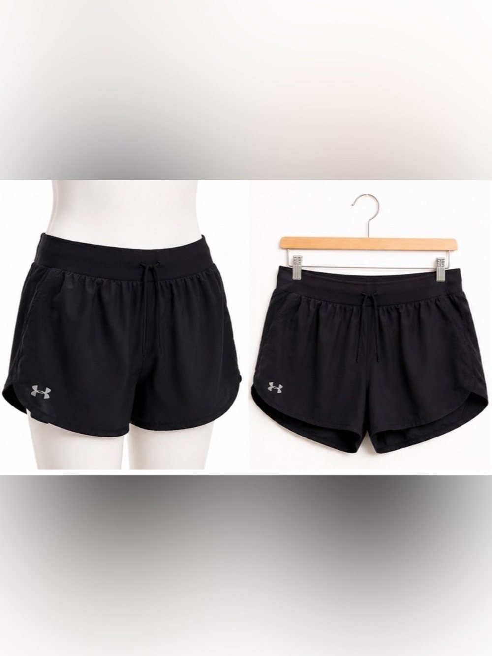 Under Armour Black Women's Athletic Running Shorts